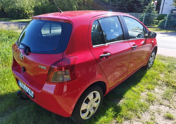 Toyota Yaris cena 14900 przebieg: 191000, rok produkcji 2008 z Ślesin małe 22